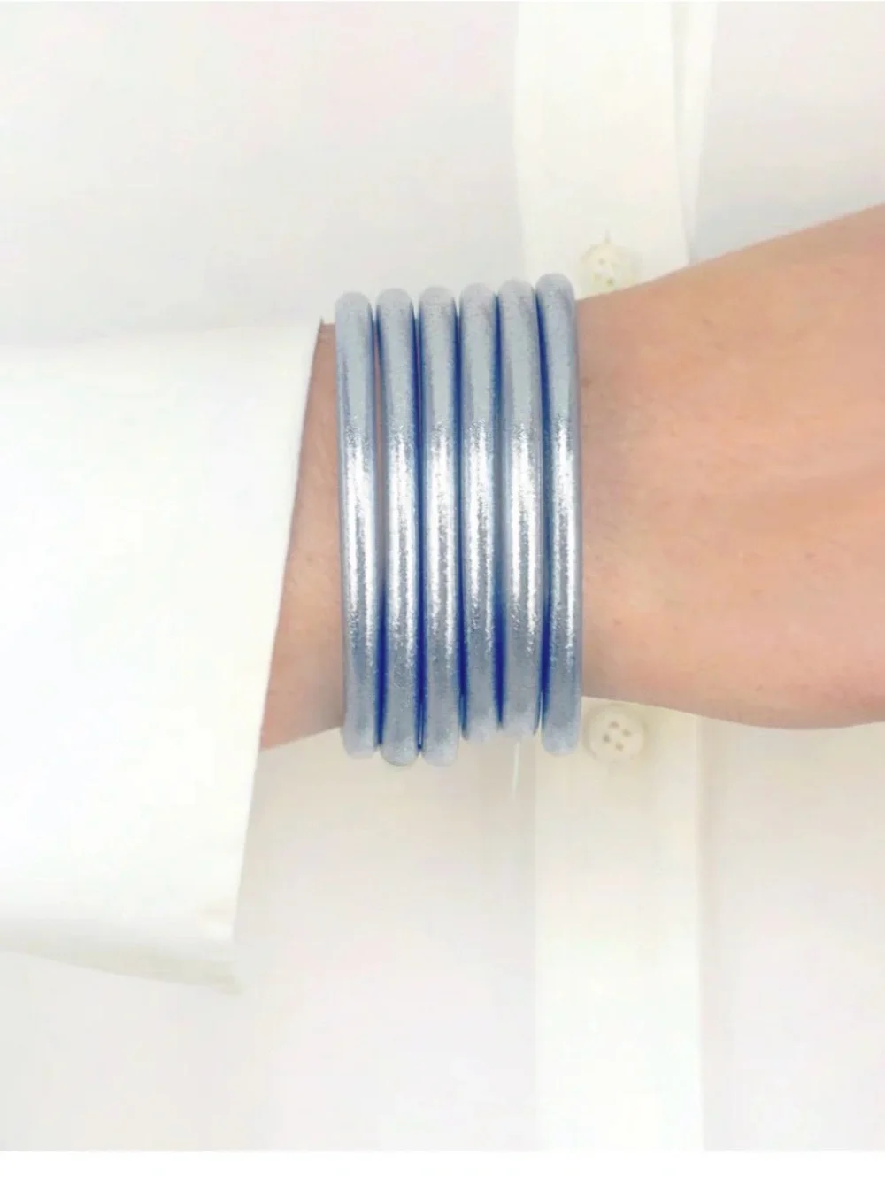 BudhaGirl bangles. NWT. Celeste size small